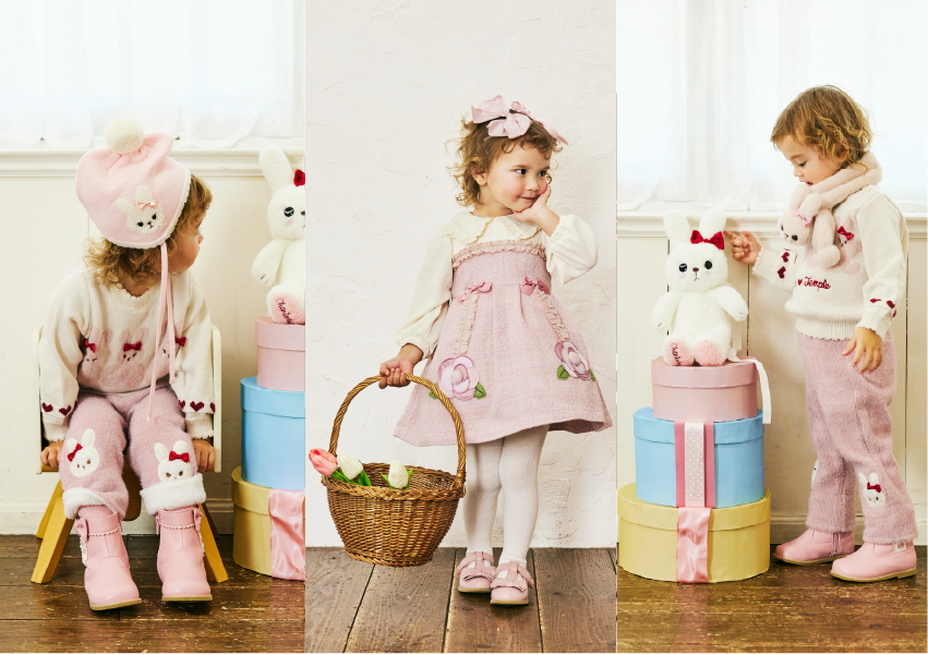 8月中までお値下げ　シャーリーテンプル　お菓子のおうち　3点セット ♡New Arrival News♡お菓子のおうちプリントシリーズ発売のお知らせ