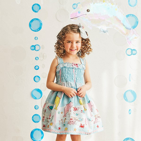 Shirley Temple お魚 アクアリウム ワンピース 100cm Shirley Temple お魚 アクアリウム ワンピース 100cm 【公式通販】