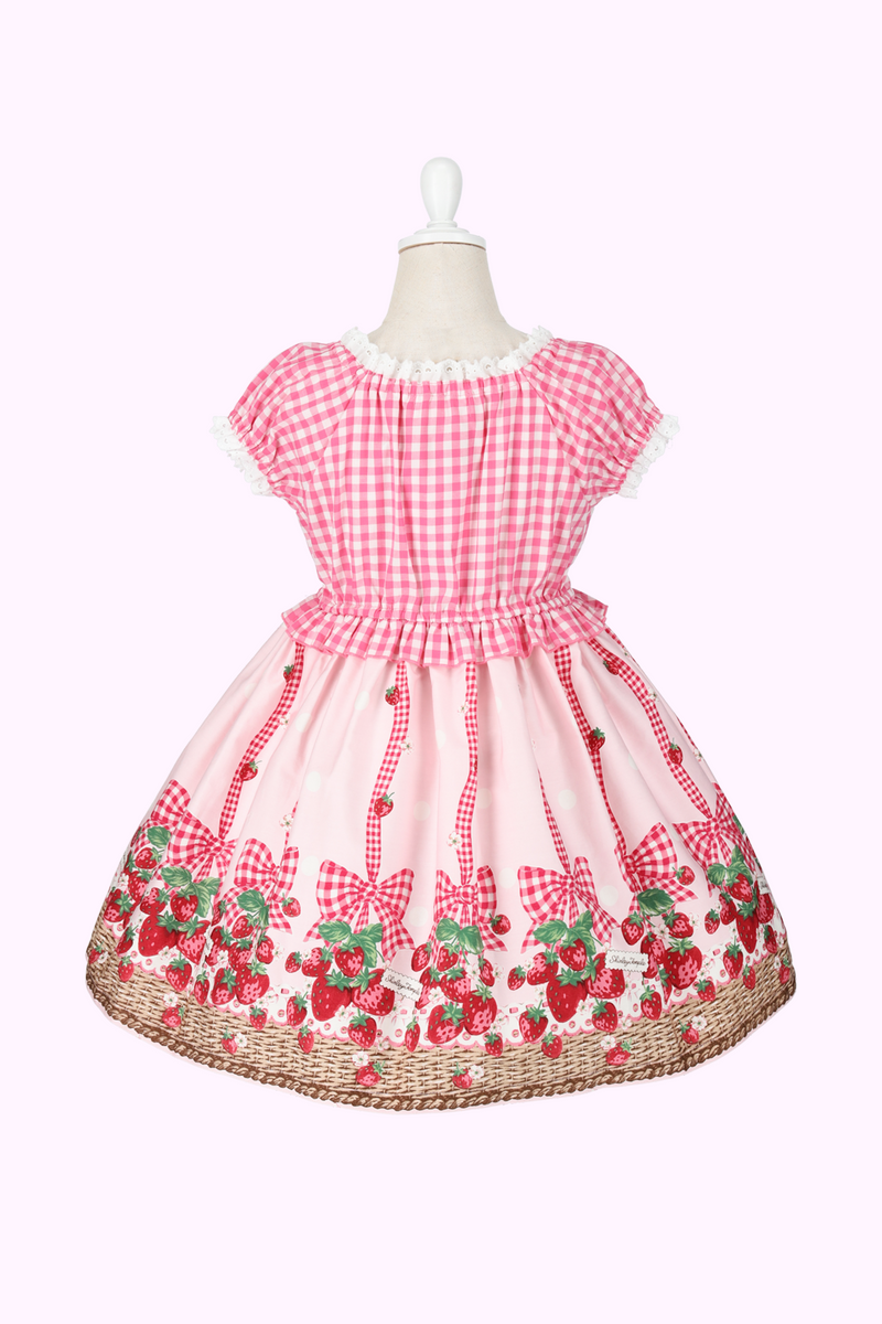 シャーリーテンプル いちごワンピース 80サイズ 美品 シャーリー シャーリーテンプル いちごワンピース 80サイズ 美品 シャーリー