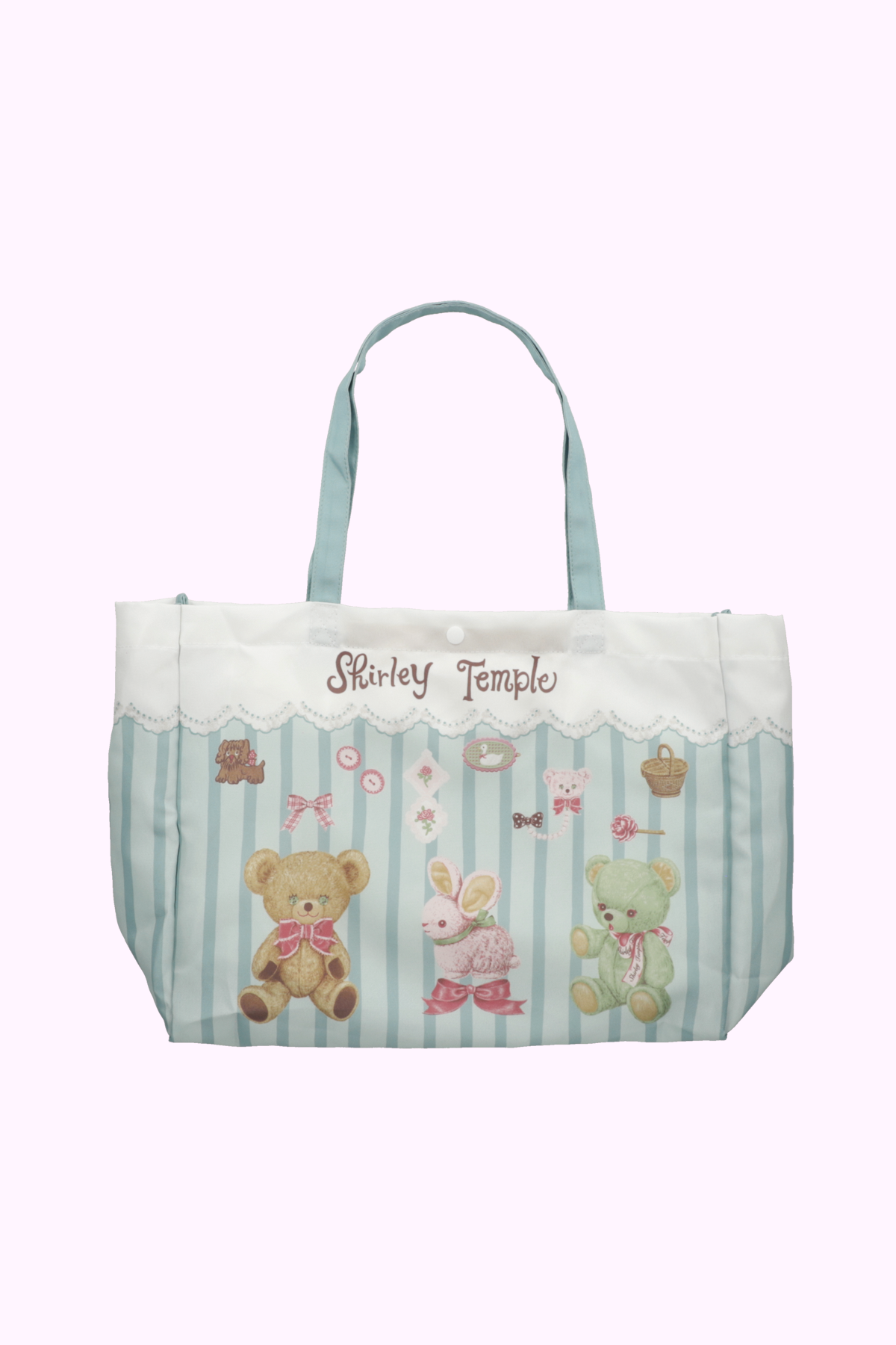 アンティークマーケットプリントエコバッグ(Sサイズ)