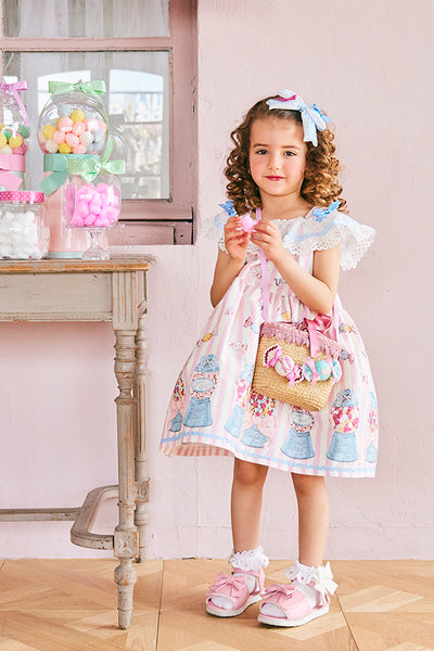 ギンガムBIGリボンクリップ