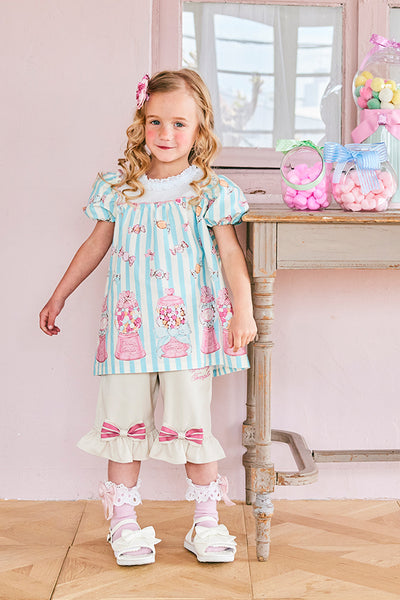 キャンディストライプリボンパンツ(Sister)