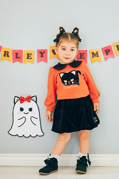 くろねこアップリケプルオーバー(Baby)