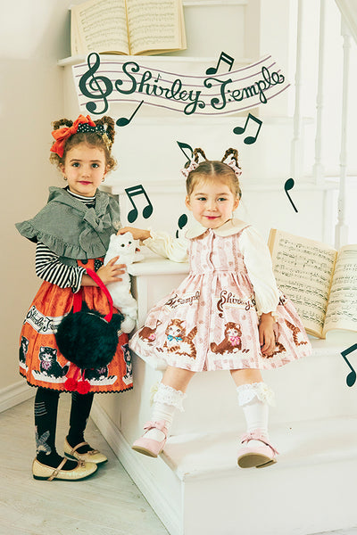 こねこ&メロディープリントワンピース(Baby)