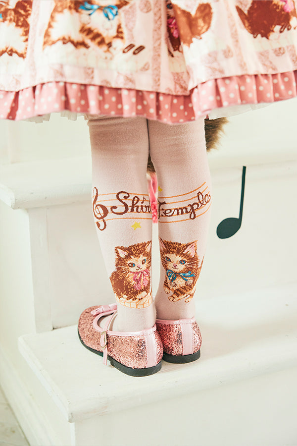 こねこ&メロディーニーハイソックス(14~23cm)