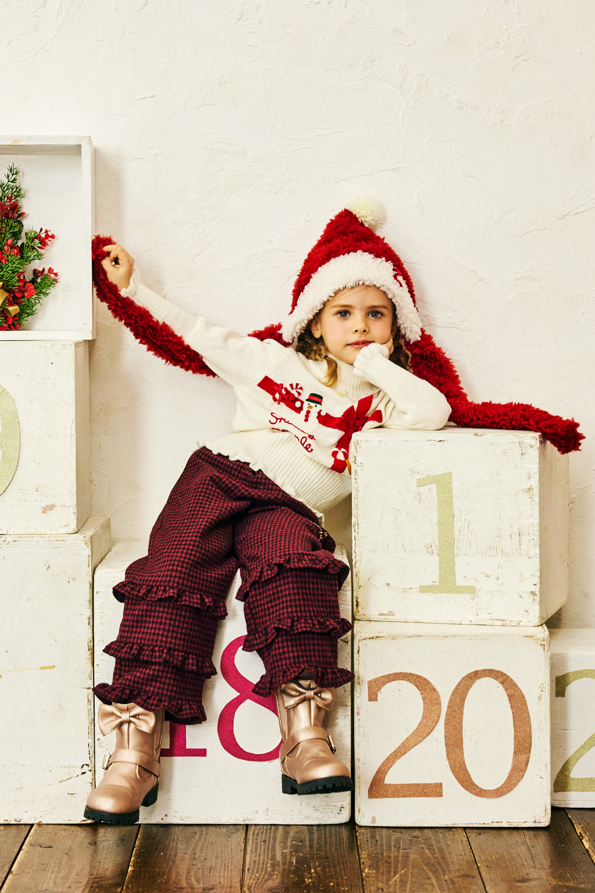 クリスマスギフトニットプルオーバー(Toddler)