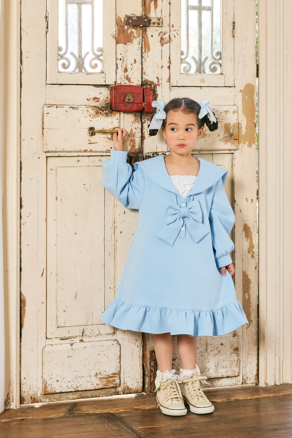 セーラーカラーカジュアルワンピース(Toddler) – Shirley Temple