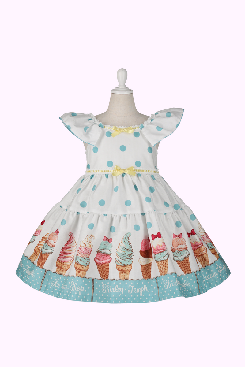 アイスクリームショッププリントサンドレス（Toddler） – Shirley