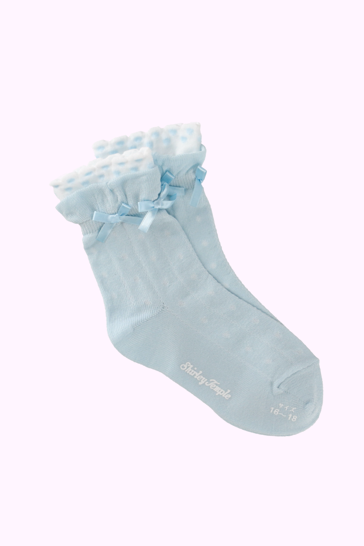 ドット透かし柄ソックス(9~13cm)