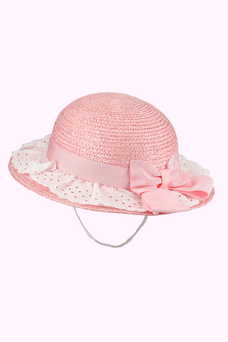 コットンレース麦わら帽子(Baby) – Shirley Temple Online Store コットンレース麦わら帽子(Baby) – Shirley Temple Online Store