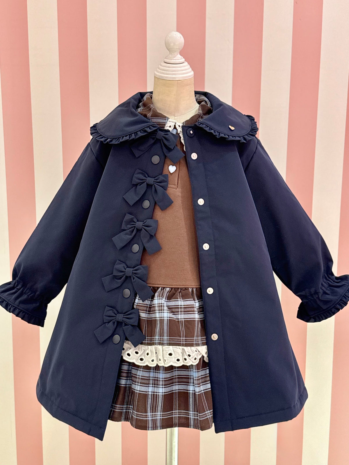 Aラインリボンコート(Toddler)