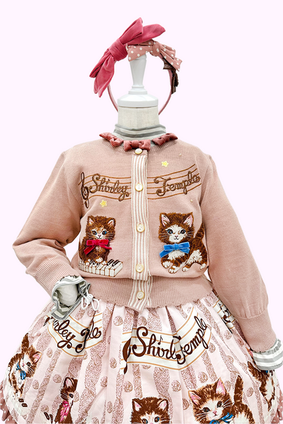 こねこ&メロディーニットカーディガン(Toddler)