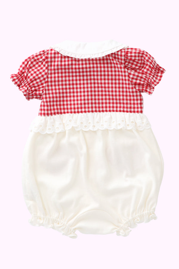 ギンガムチェリーショートオール(Baby)