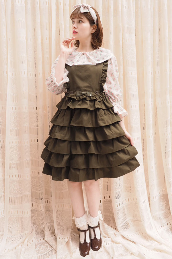 サロペットフリルスカート(Ladies) – Shirley Temple Online Store