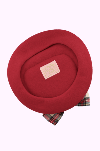 ベアぬいぐるみベレー帽