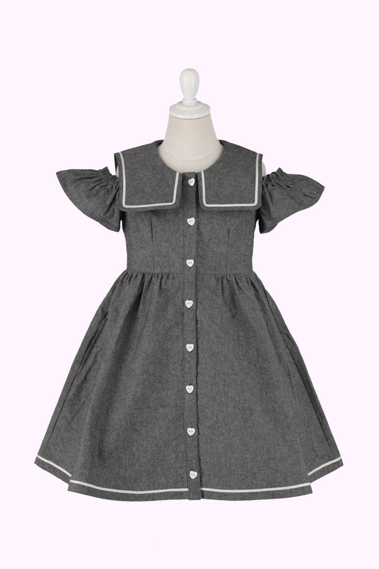 オフショルセーラーワンピース（Toddler）