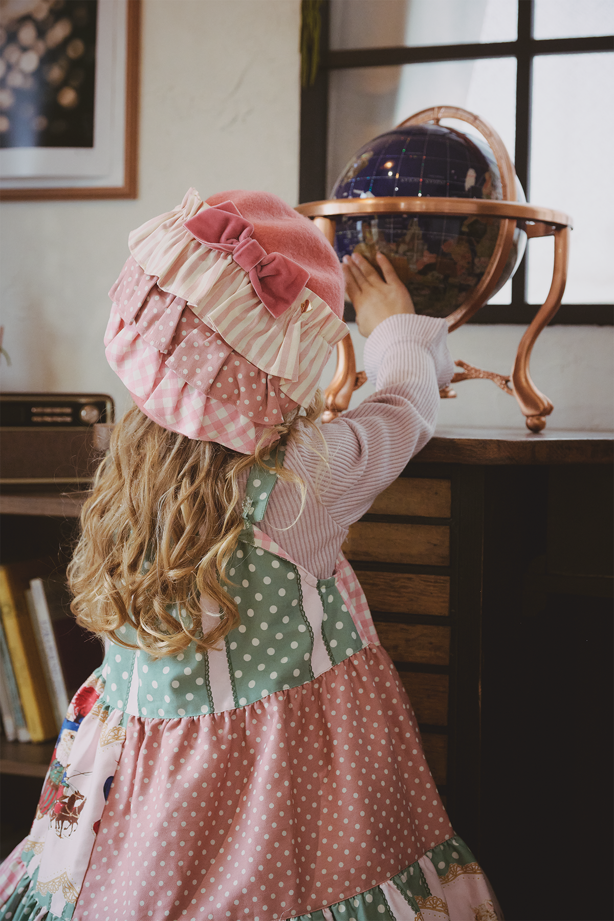 パッチワークフリルベレー帽（Toddler） – Shirley Temple Online Store