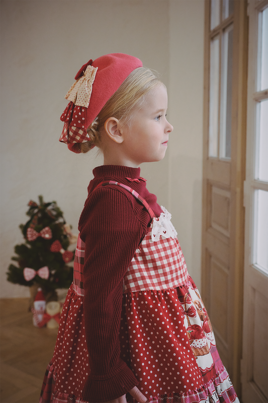 パッチワークフリルベレー帽（Toddler）