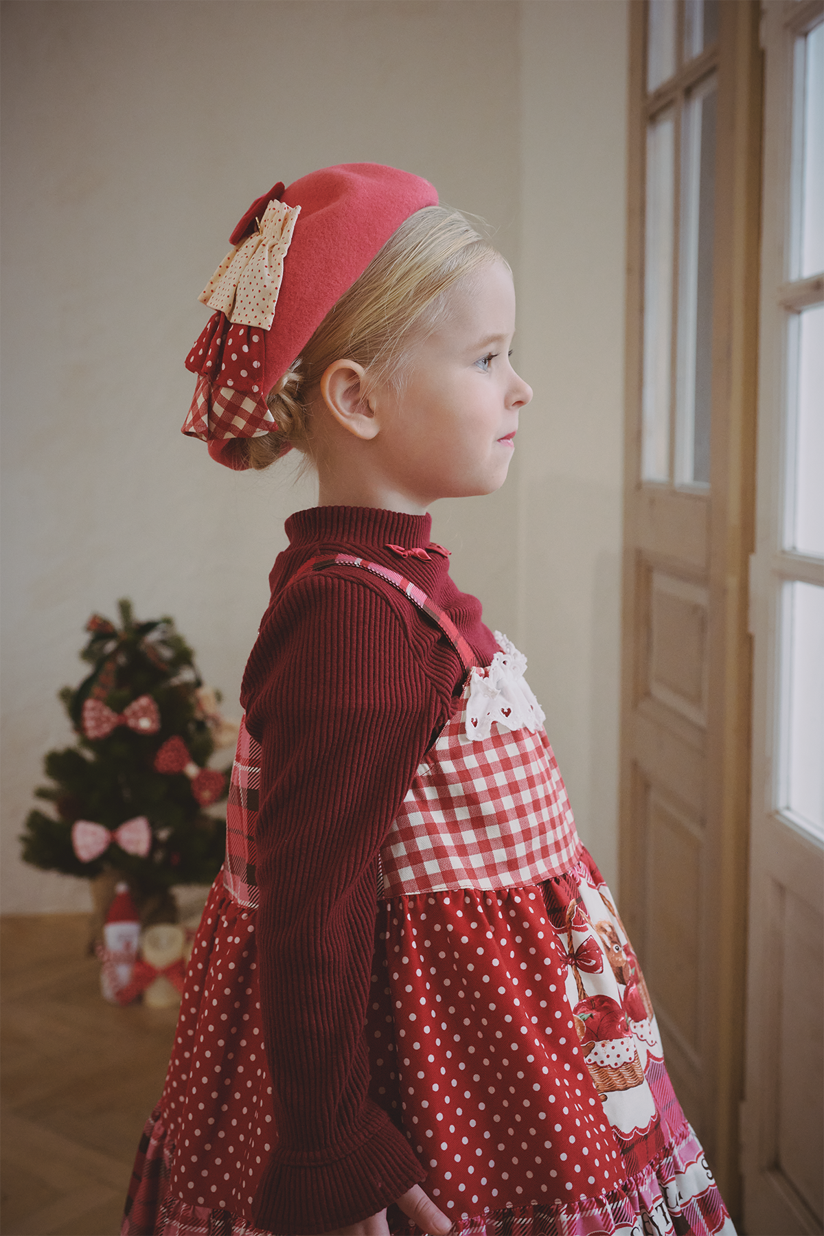 パッチワークフリルベレー帽（Toddler） – Shirley Temple Online Store