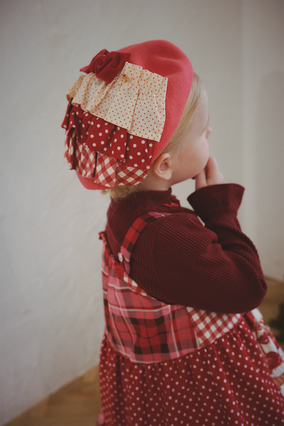 パッチワークフリルベレー帽（Toddler）