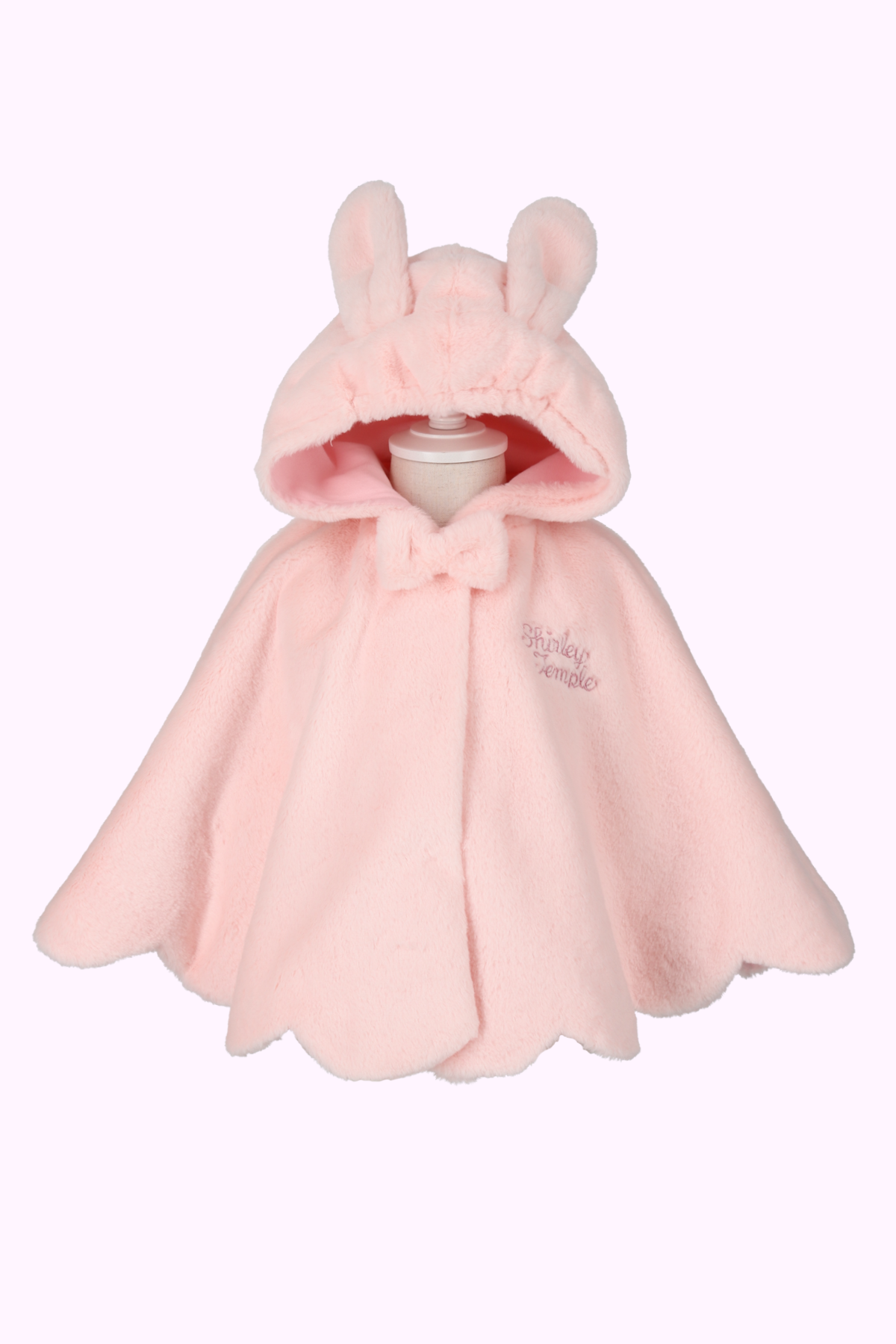 シャーリーテンプル♡うさぎアウター♡防寒着♡ベビー7080センチピンクうさ耳 シャーリーテンプル♡うさぎアウター♡防寒着♡ベビー7080センチ