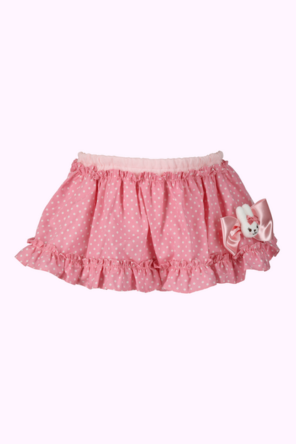 うさぎモチーフ付きパンツ付きスカート（Baby）