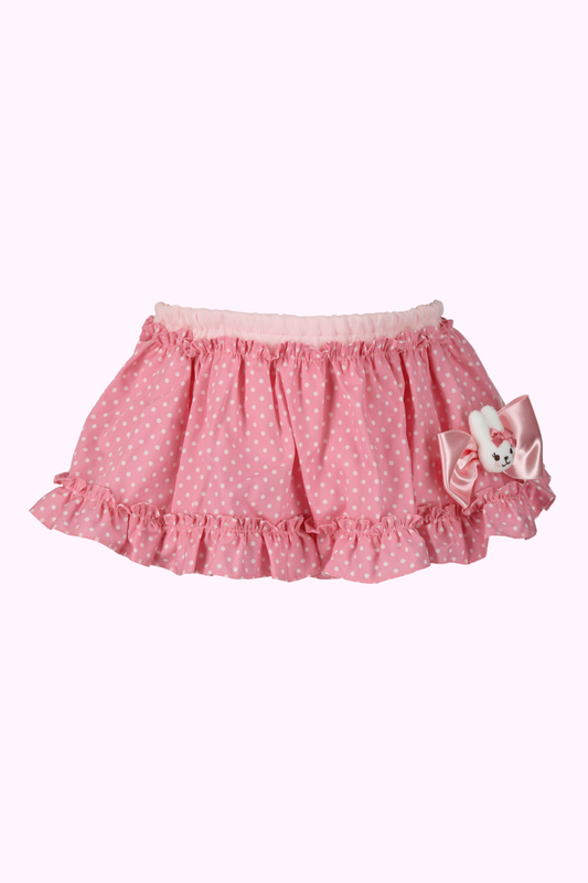うさぎモチーフ付きパンツ付きスカート（Baby）