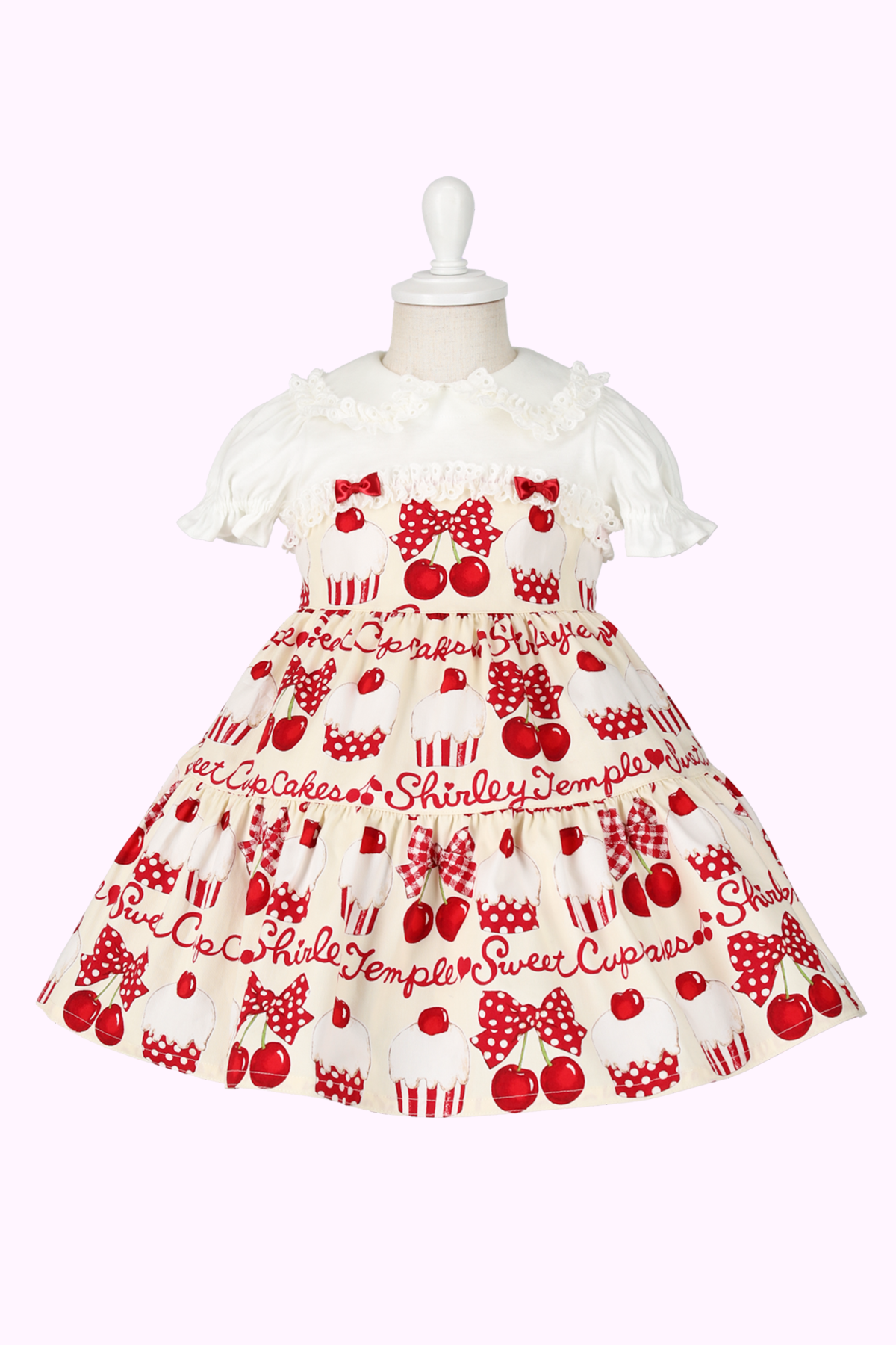 早割チケット スイートカップケーキプリントワンピース(Toddler) – Shirley ワンピース