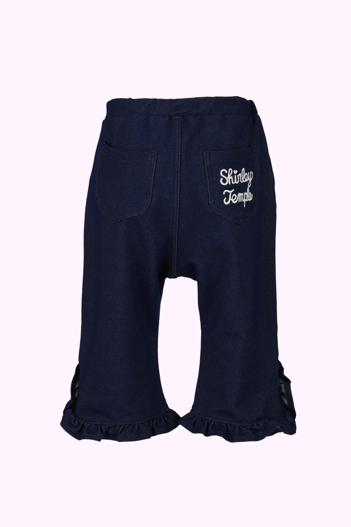 大きな割引 うさぎアップリケデニムニットパンツ（Toddler） Store Online Temple Shirley – ボトムス
