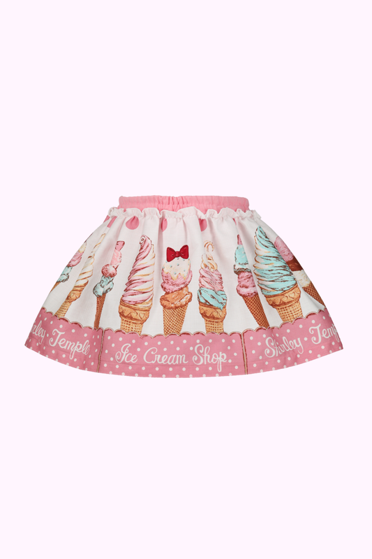 アイスクリームショッププリントパンツ付きスカート（Baby）