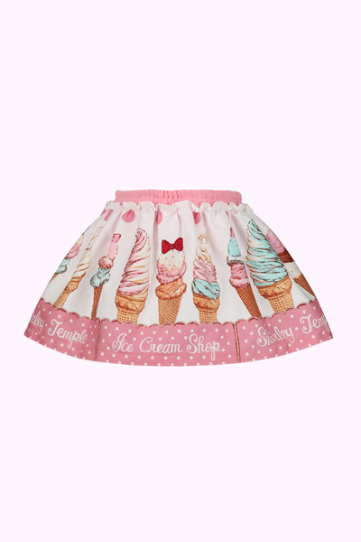 アイスクリームショッププリントパンツ付きスカート（Baby）