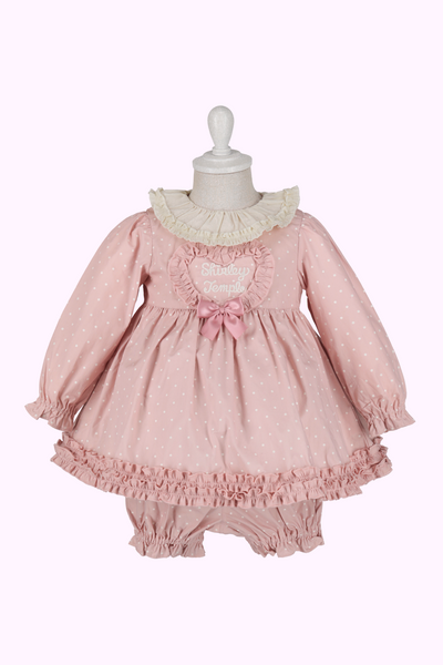 ハートドットフリルベビースーツ(Baby)