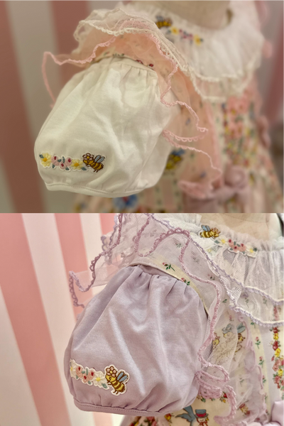 ミツバチレースパフTシャツ（Toddler）
