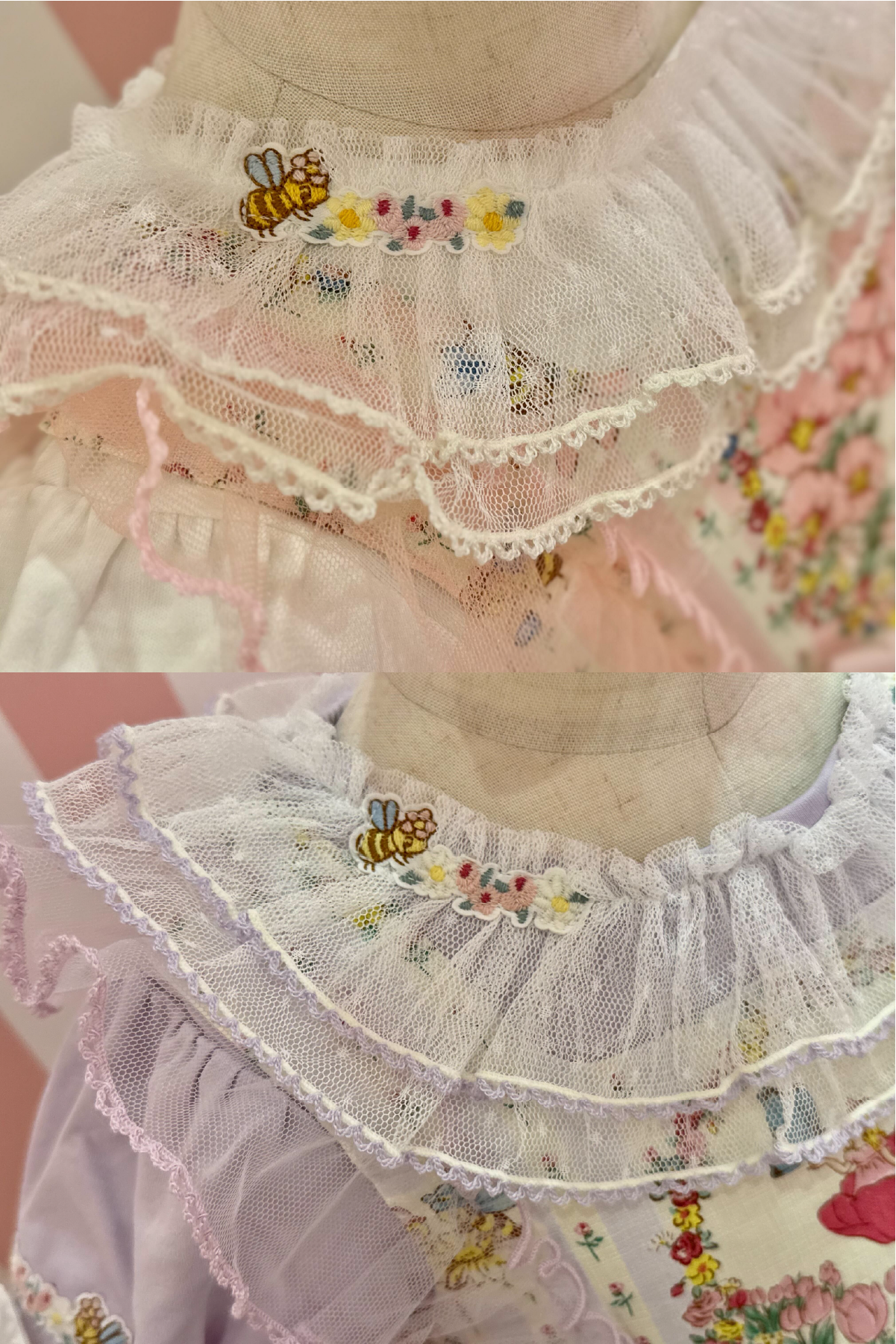ミツバチレースパフTシャツ（Toddler）