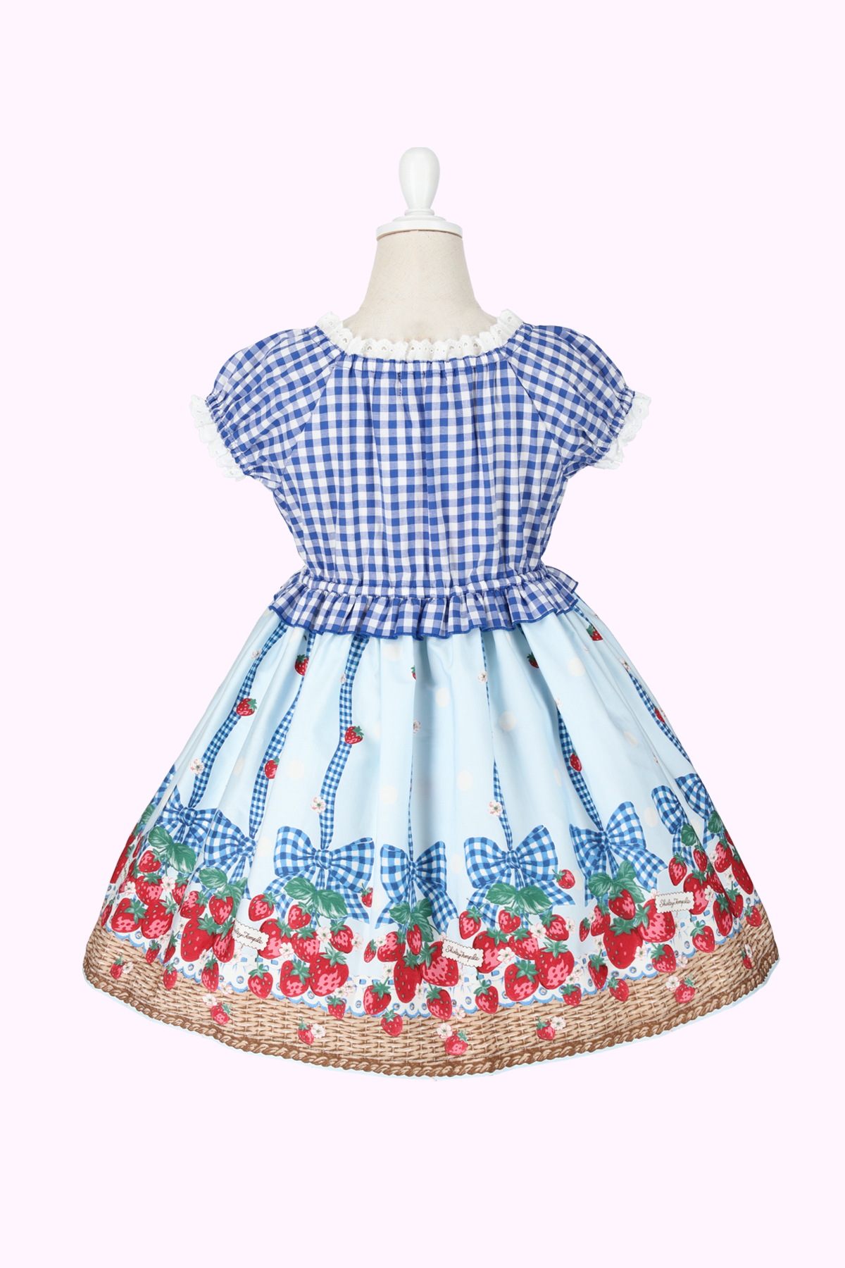シャーリーテンプル チェリーバスケット ワンピース 110 いちご シャーリーテンプル チェリーバスケット ワンピース 110 いちご