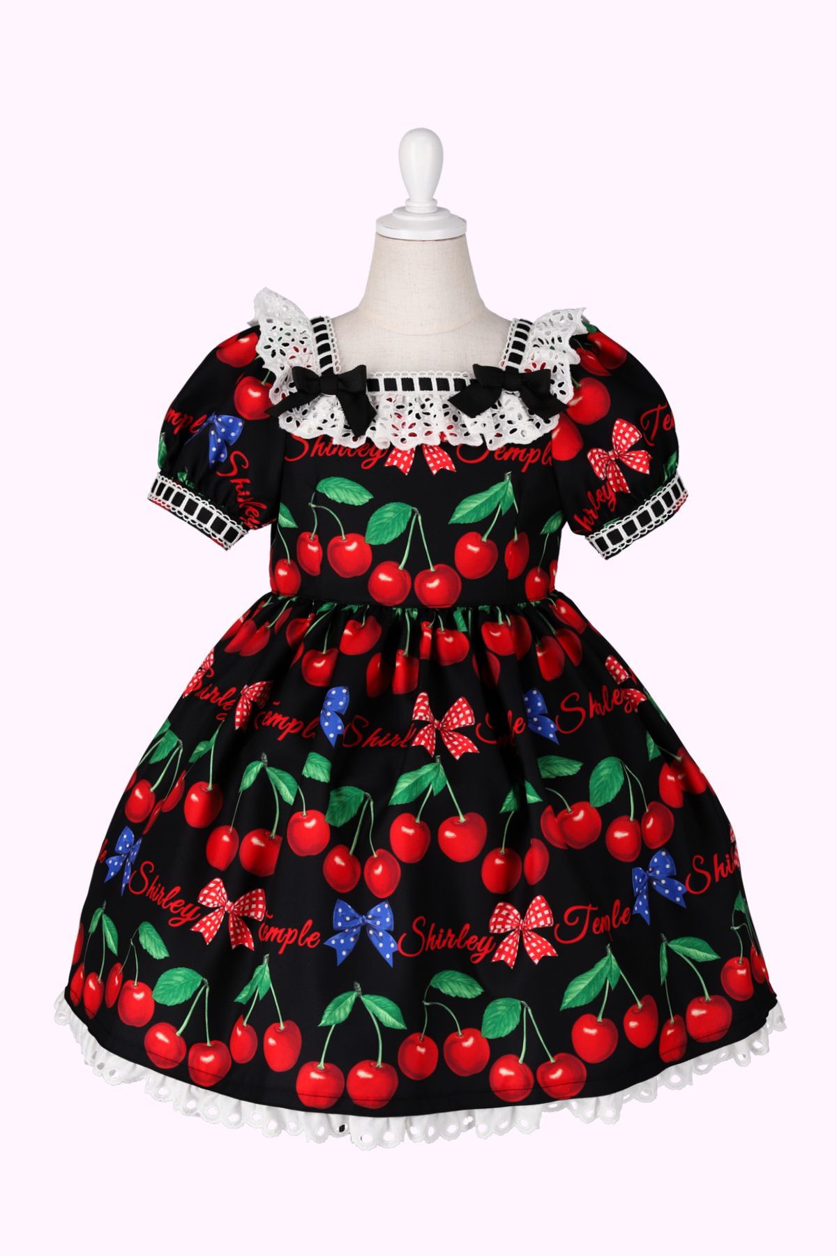 チェリーボーダープリントワンピース（Toddler） – Shirley Temple