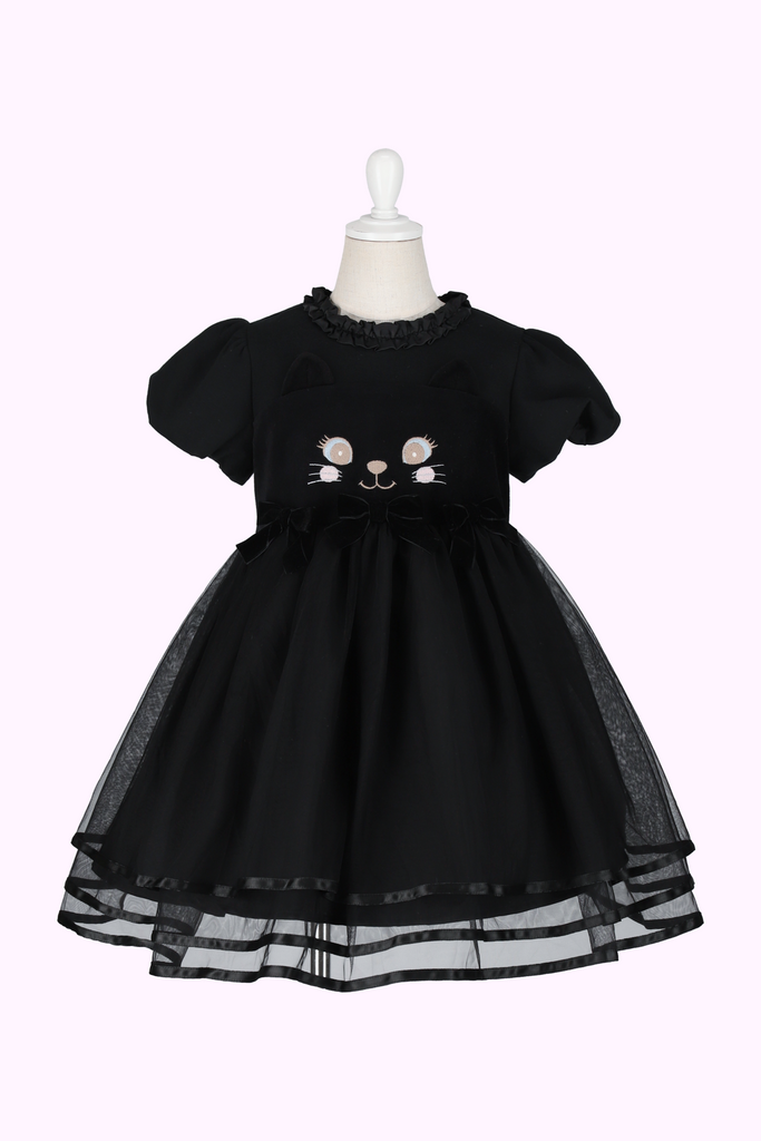 ねこチュールワンピース(Toddler) – Shirley Temple Online Store ねこチュールワンピース(Toddler) – Shirley Temple Online Store