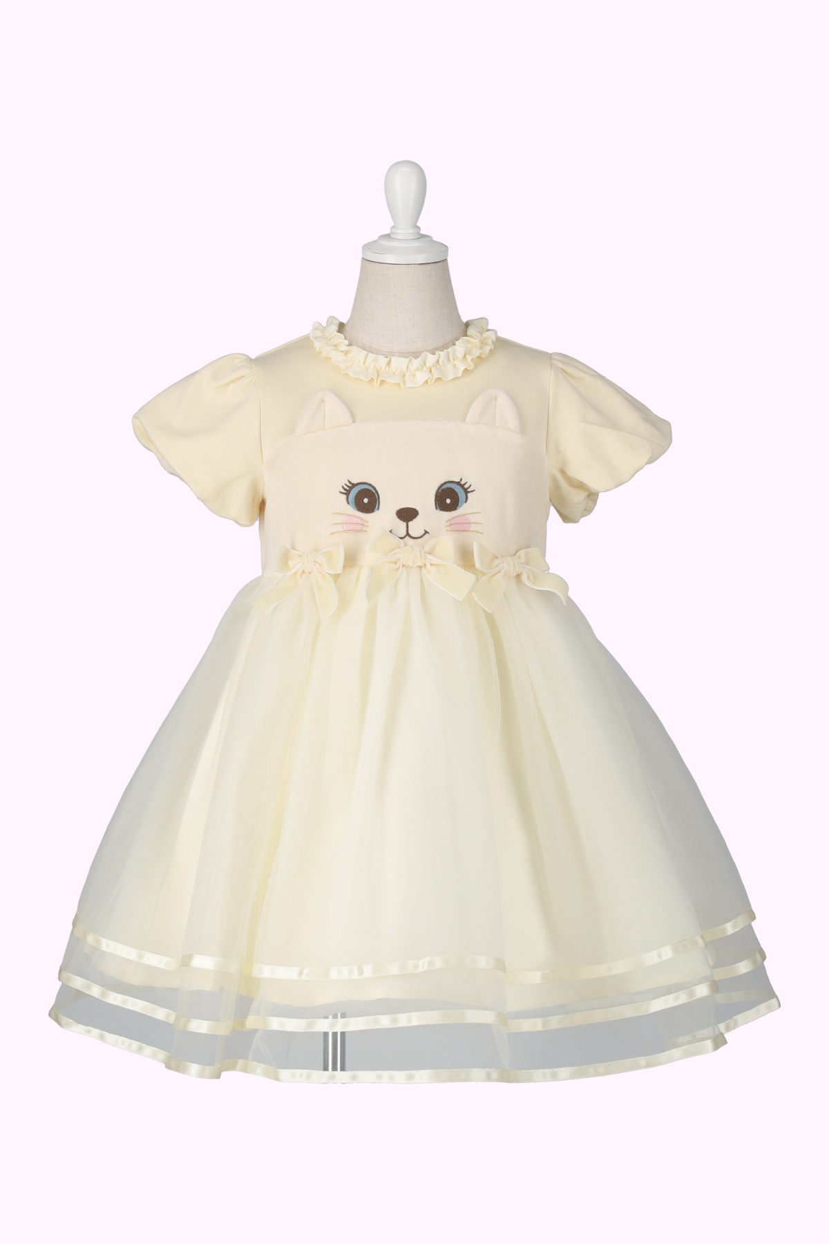 ねこチュールワンピース(Toddler) – Shirley Temple Online Store ねこチュールワンピース(Toddler) – Shirley Temple Online Store