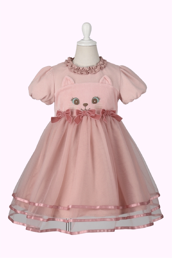 ねこチュールワンピース(Toddler) – Shirley Temple Online Store ねこチュールワンピース(Toddler) – Shirley Temple Online Store