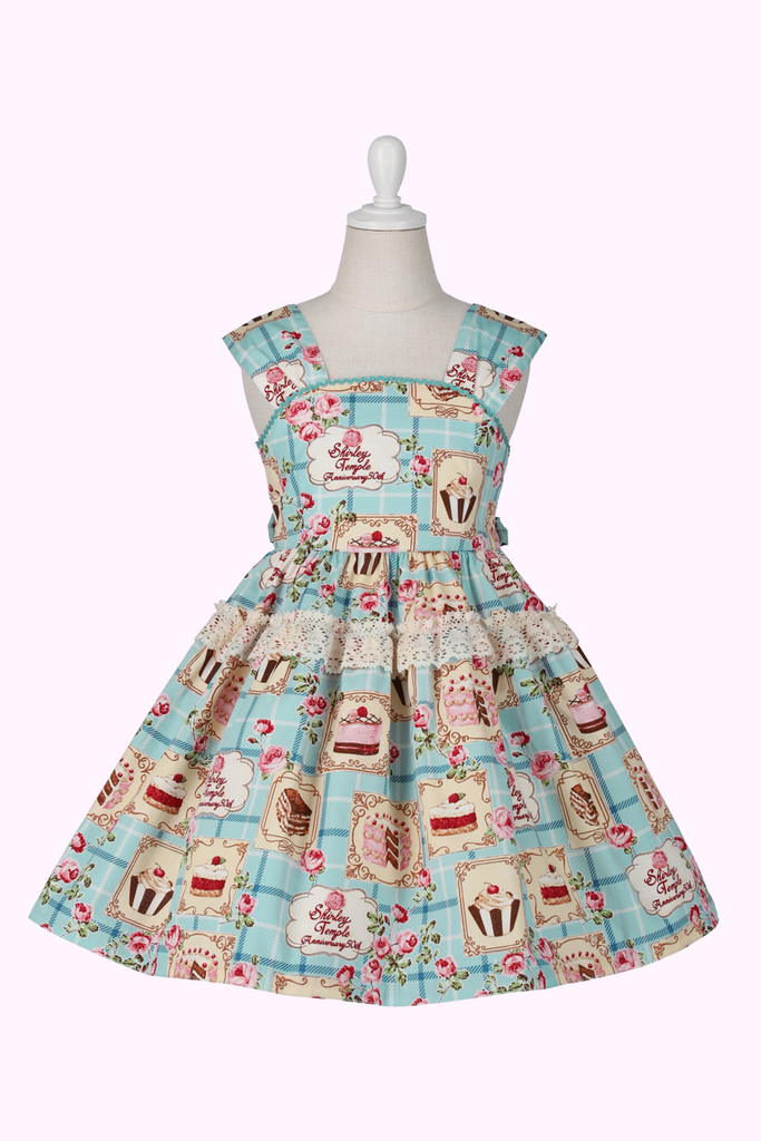 シャーリーテンプル限定カフェプリントJSK シャーリーテンプル限定カフェプリントJSK