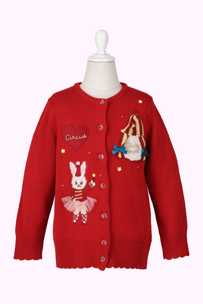 サーカスロングニットカーディガン（Toddler）