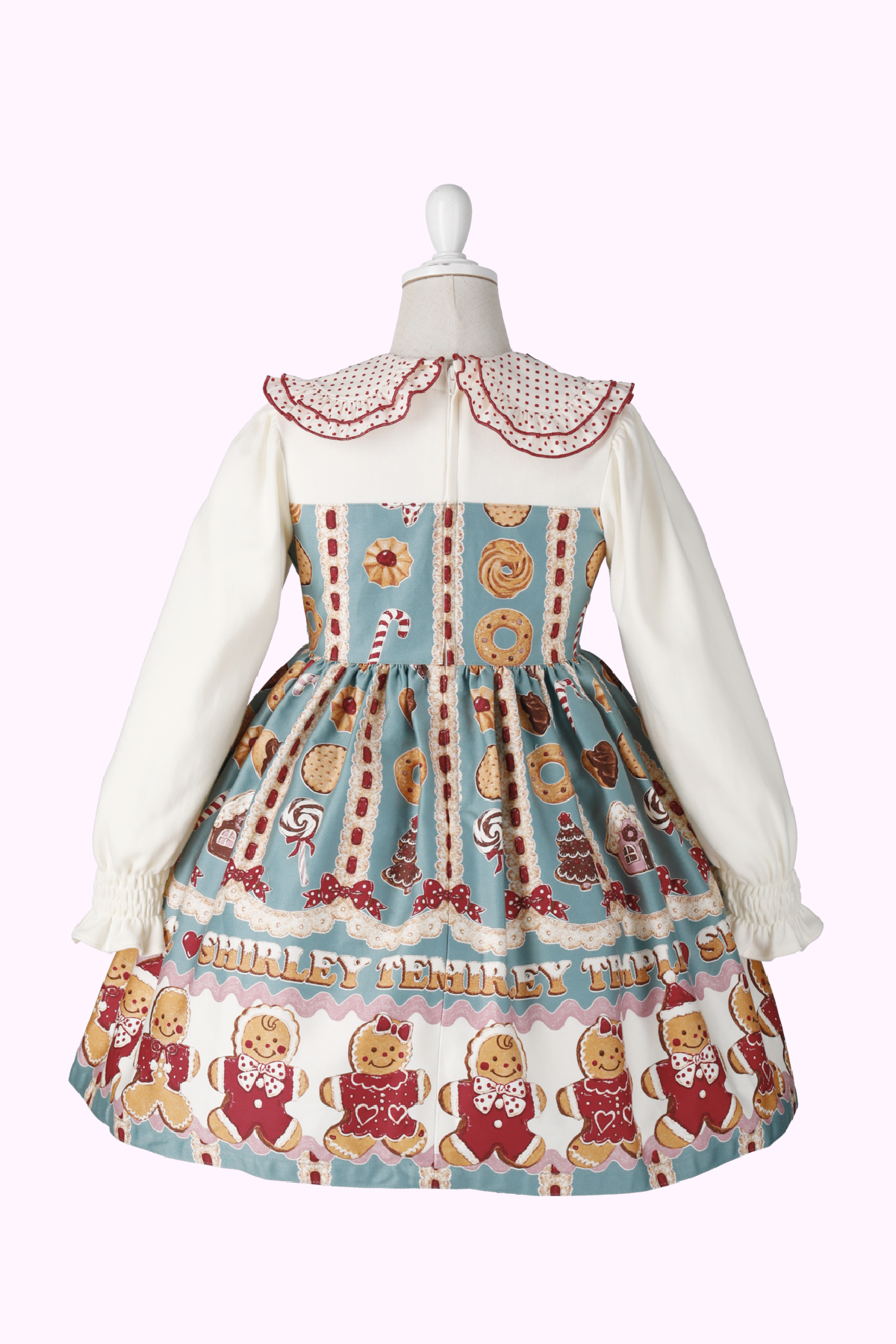ジンジャーマンクッキープリントワンピース(Baby) – Shirley Temple ジンジャーマンクッキープリントワンピース(Baby) – Shirley Temple