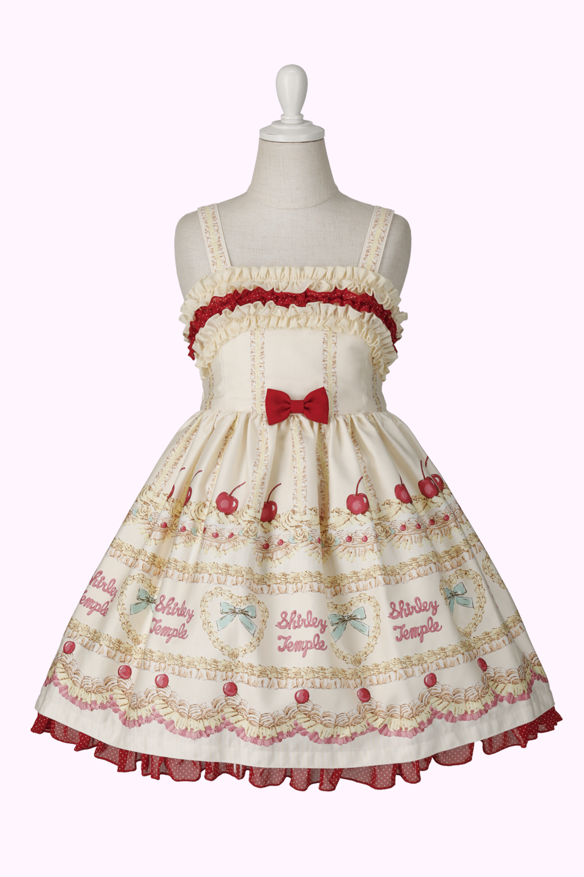 シャーリーテンプル限定カフェプリントJSK シャーリーテンプル限定カフェプリントJSK