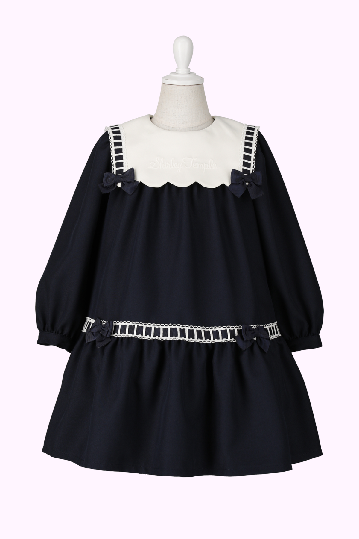 はしごリボンセーラーカラーワンピース(Toddler) – Shirley Temple