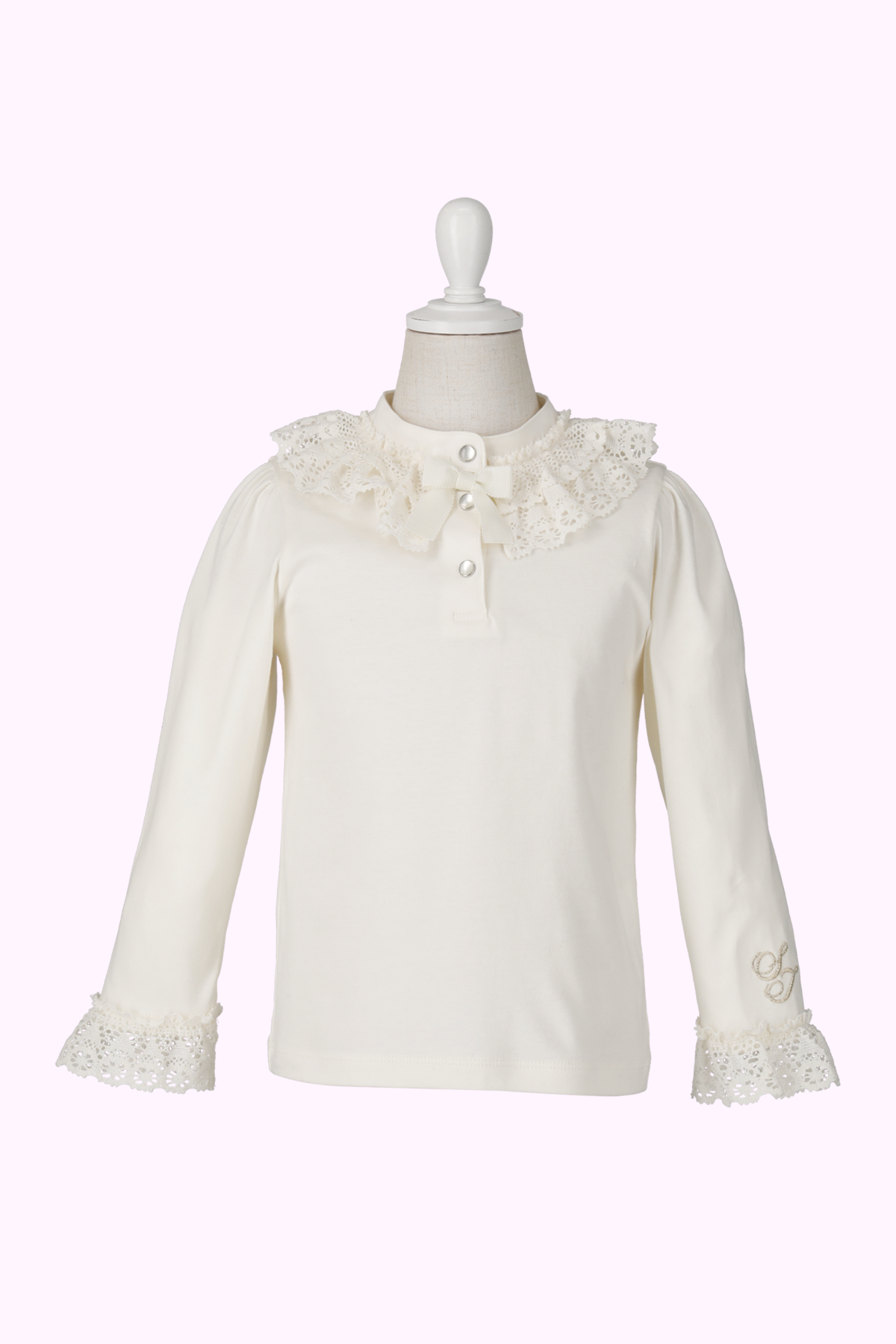 【新品未使用】90サイズ シャーリーテンプル リボン カットソー 白 レース TODDLER TOPS – Shirley Temple Online Store