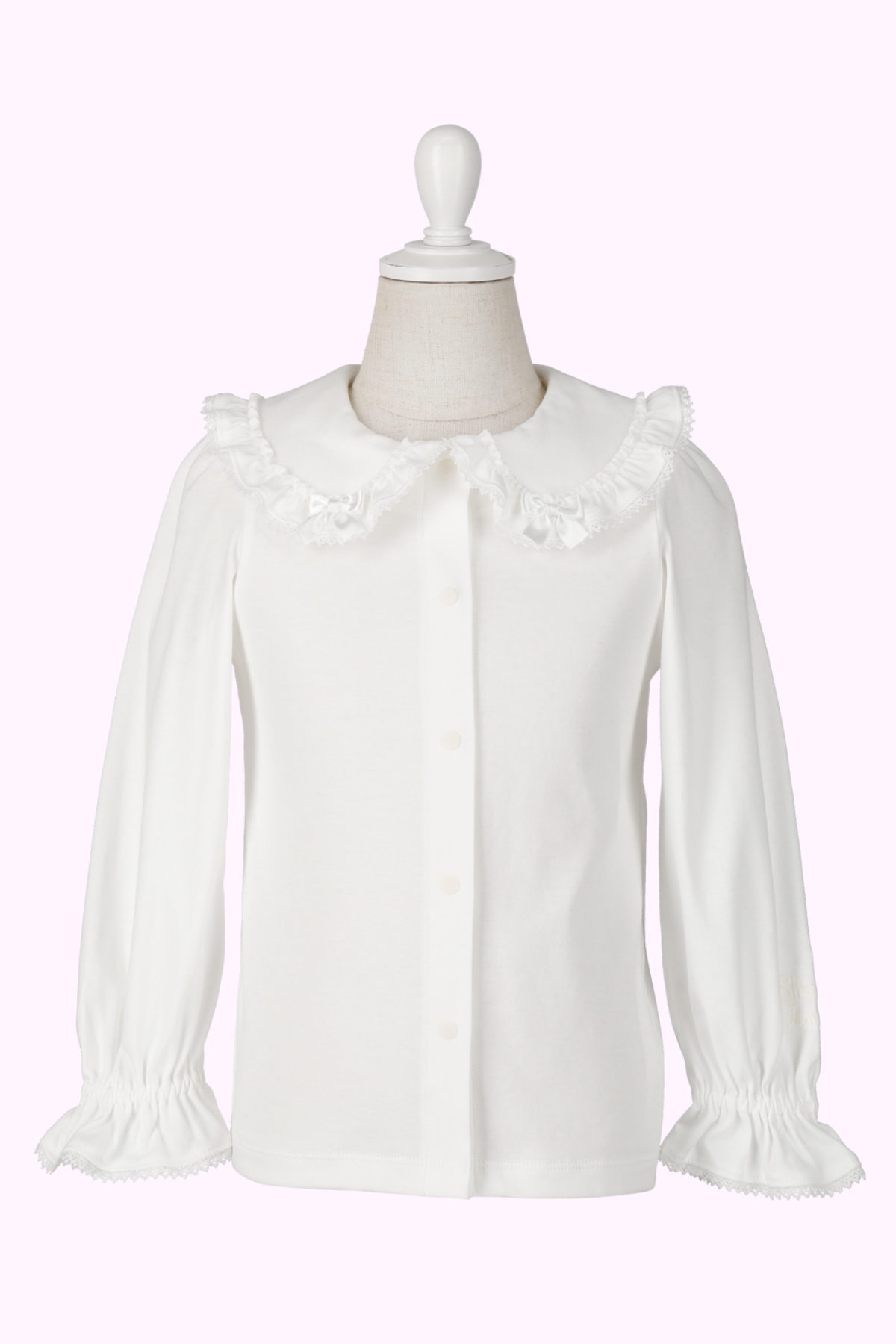 丸襟レース カットソーブラウス(Baby) – Shirley Temple Online Store 丸襟レース カットソーブラウス(Baby) – Shirley Temple Online Store