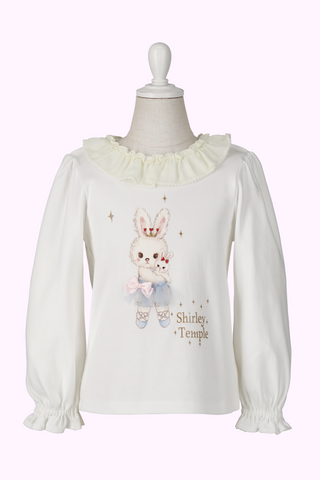 新品未使用タグ付き❤︎シャーリーテンプル❤︎うさぎロンT長袖 新品未使用タグ付き❤︎シャーリーテンプル❤︎うさぎロンT長袖