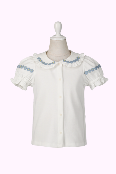 お花レースカットソーブラウス（Baby）