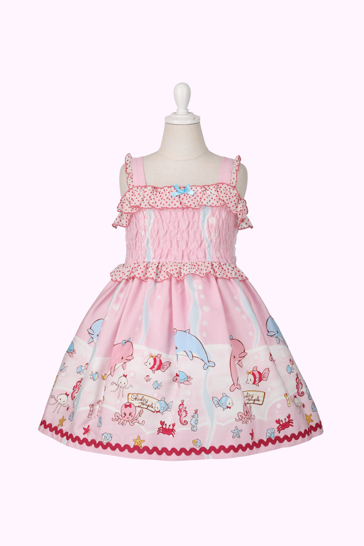 マリンフレンズプリントサンドレス（Sister）