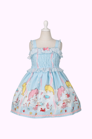 マリンフレンズプリントサンドレス（Sister）